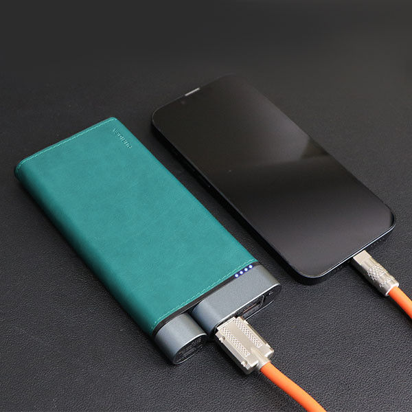 Une banque d'alimentation efficace de 10000 mAh avec coque métallique et 3 ports - Chargez n'importe quel appareil USB-C!