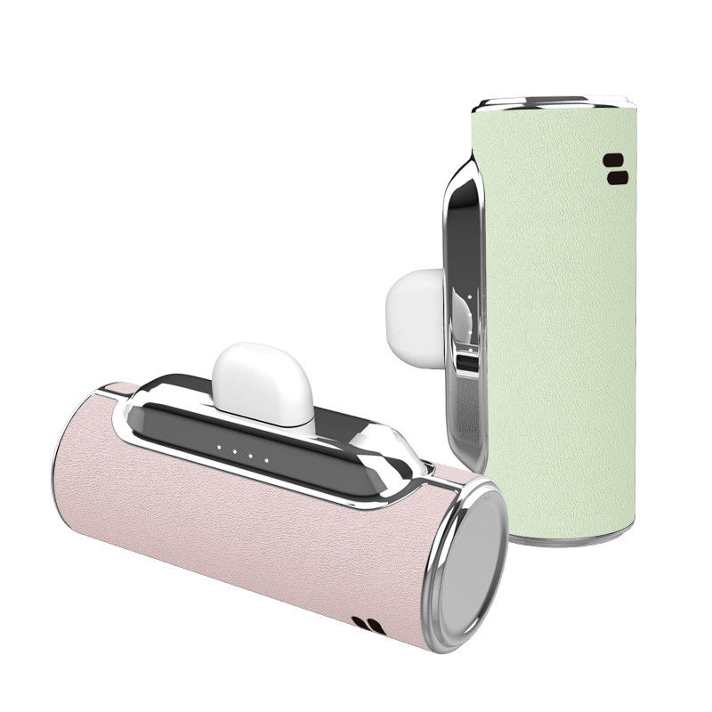 Banque d'alimentation en cuir haut de gamme 5V 2.1 Un connecteur de type C intégré