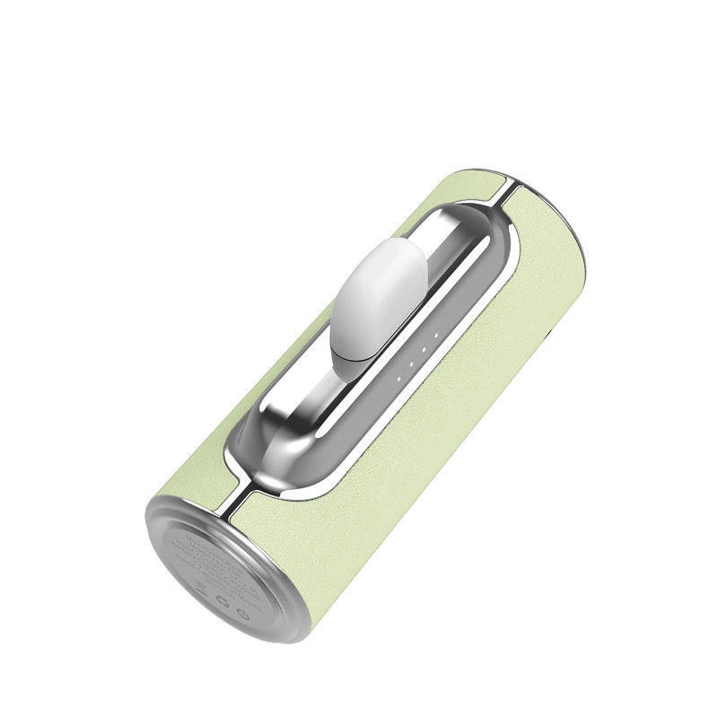 Banque d'alimentation en cuir mini portable 5V 2.1 A avec connecteur de type C intégré