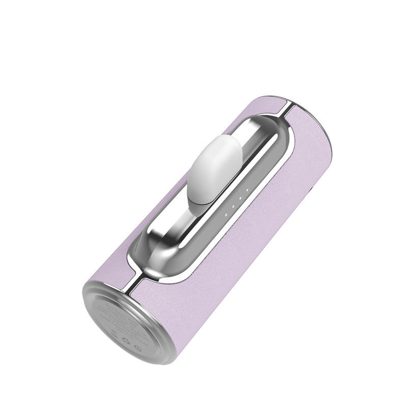 Banque d'énergie en cuir portable de poche simple avec poche de parfum