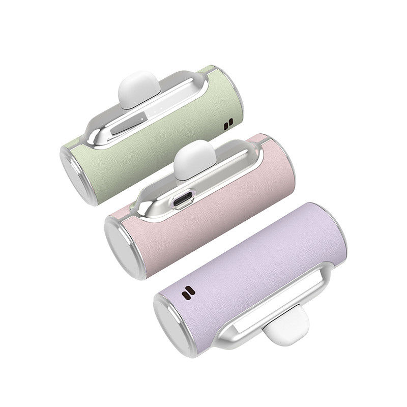Banque d'énergie en cuir portable de poche simple avec poche de parfum