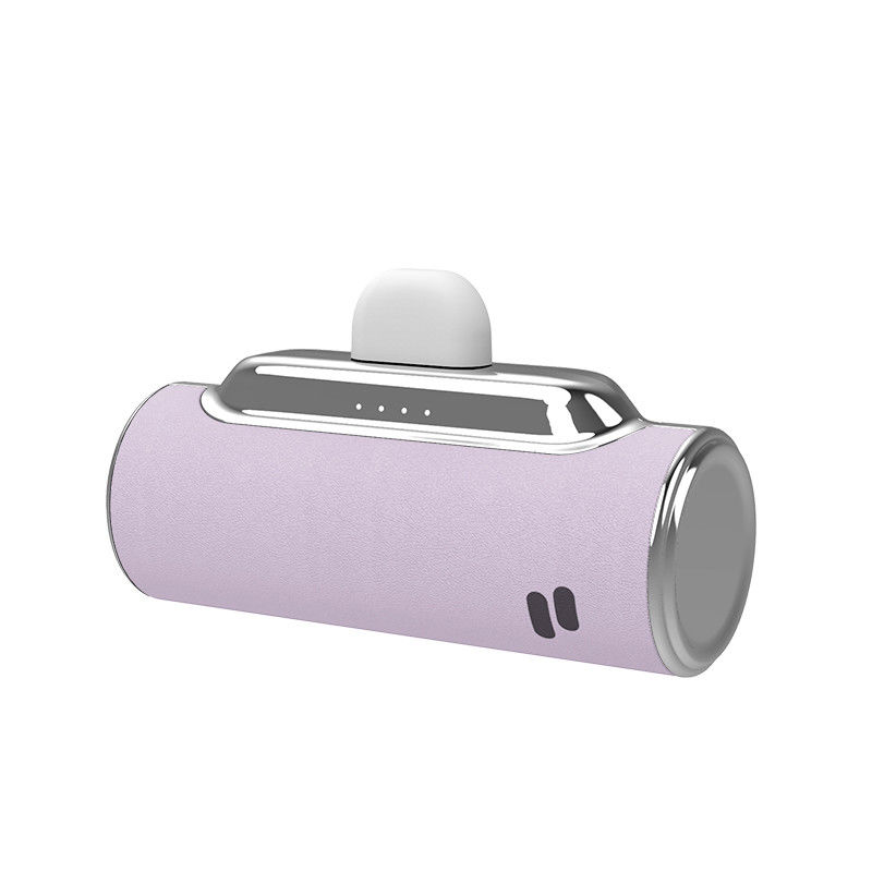 Banque d'alimentation mini cuir sortie 5V 2.1 A batterie polymère Li-ion Banque d'alimentation 4500mAh