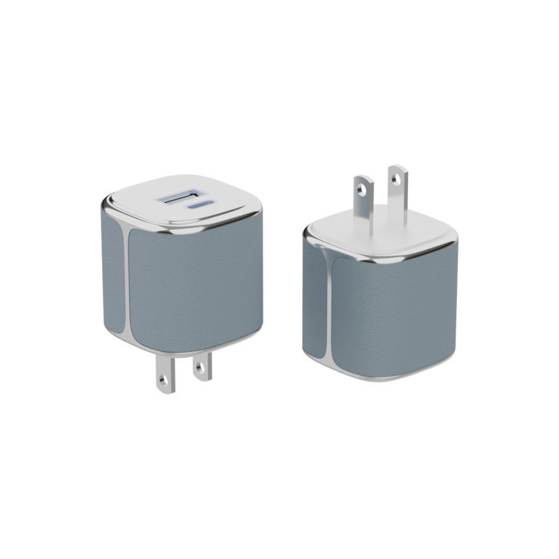Chargement rapide Type C Chargeur murale Mini 35W GaN Chargeur en cuir